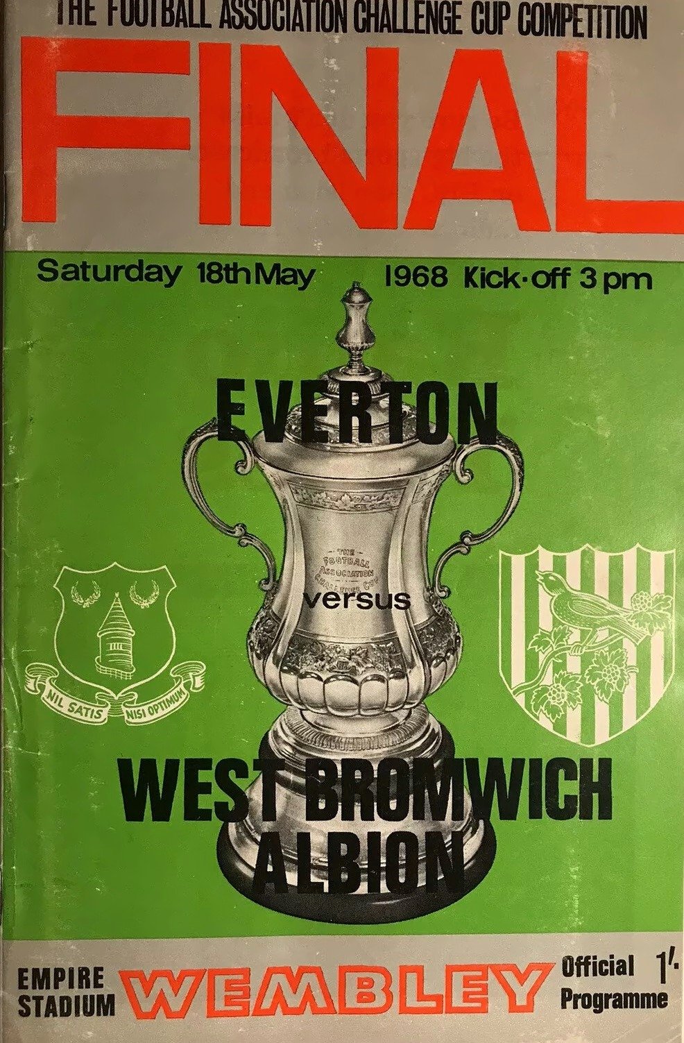 1968 FA Cup Final Result