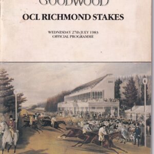 Goodwood OCL Richmond Stakes Wednesday 27th July Official Programme