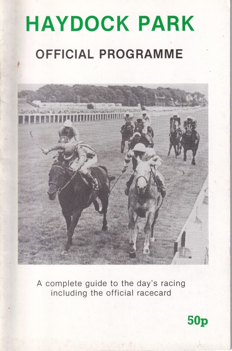 June Meeting 1986 Haydock Park First Day Friday 6th June (Evening) Racecard