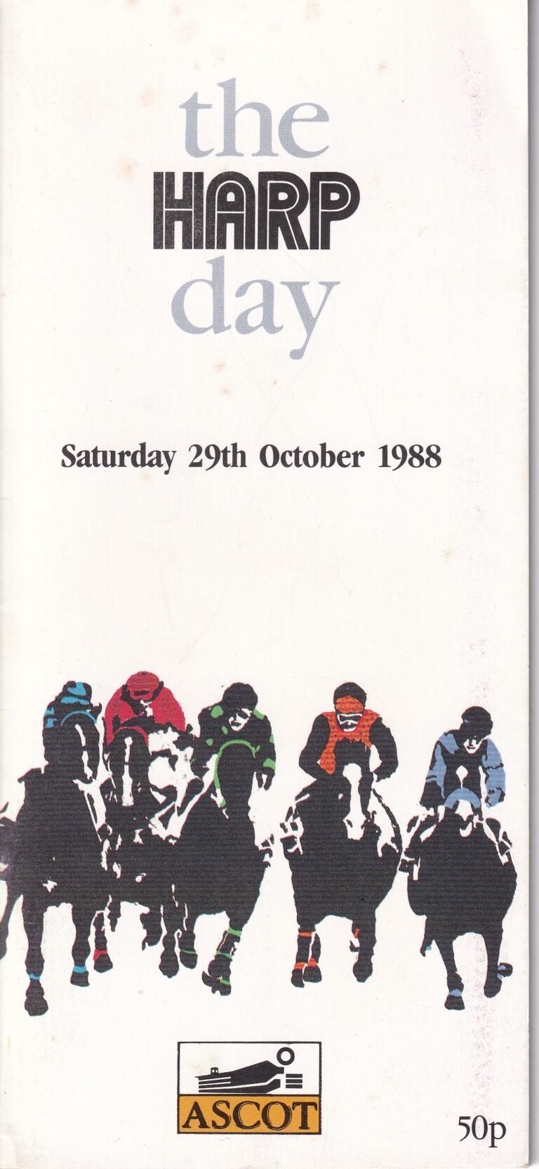 Ascot Second October Meeting Saturday October 29th 1988 Harp Group Day