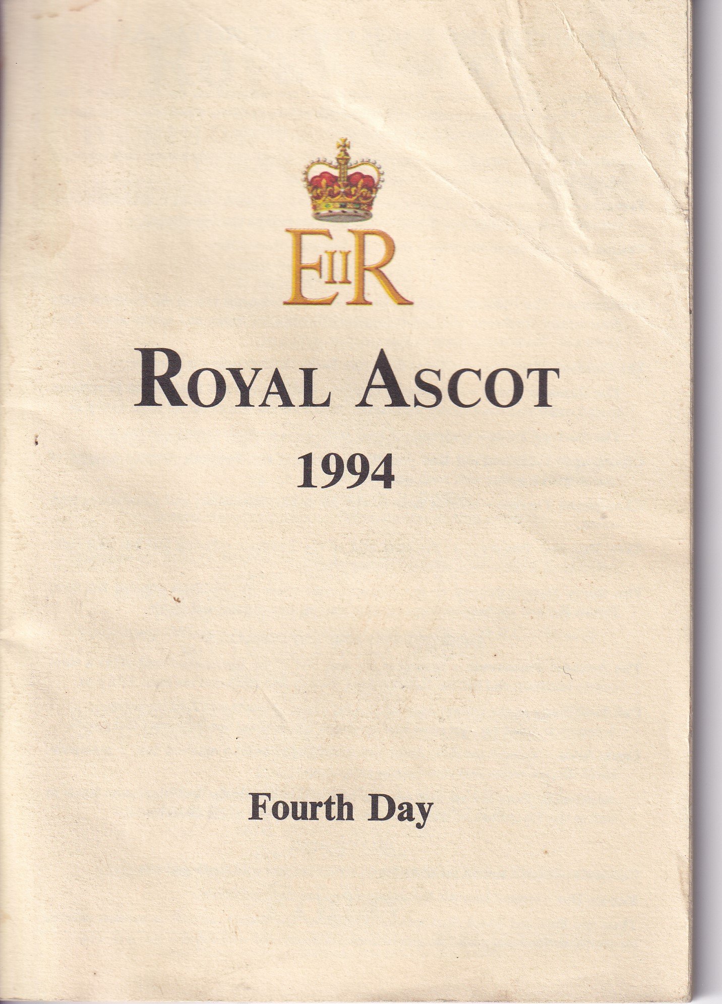 Royal Ascot 1994 Fourth Day Friday June 17th Official Programme