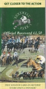 Fontwell Park Second March Meeting 2001 Tuesday March 20th Racecard