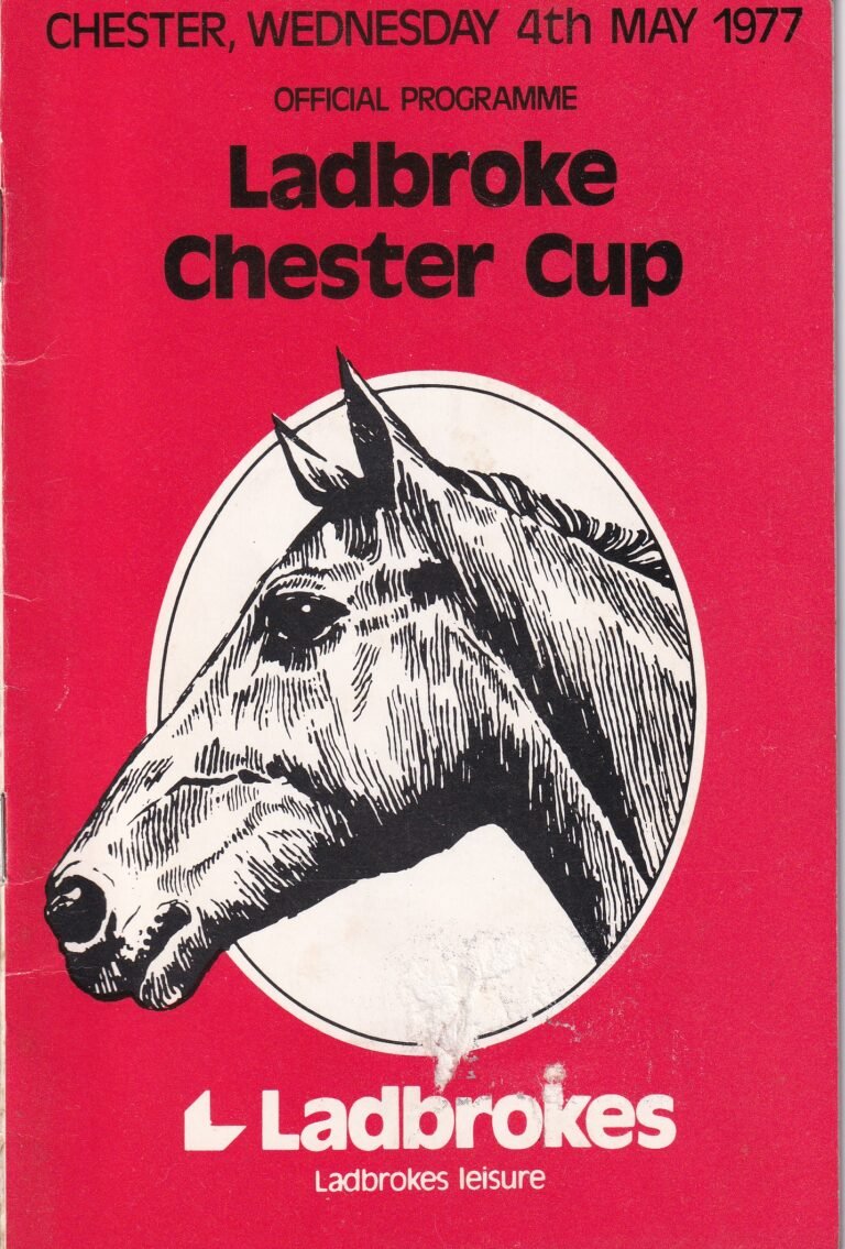 Ladbroke Chester Cup Wednesday 4th May 1977 Official Programme