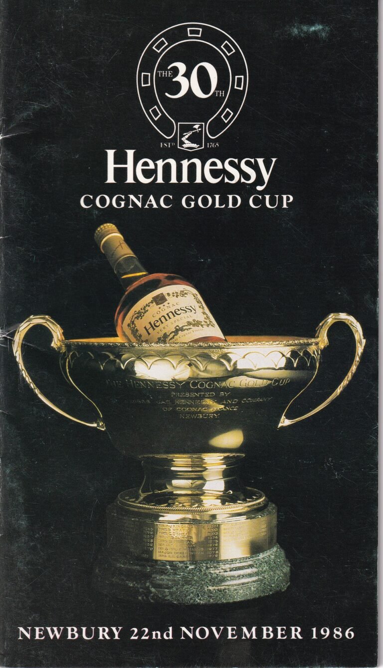 The 30th Hennessy Cognac Gold Cup Newbury 22nd November 1986