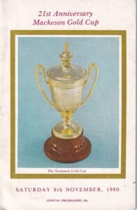 21st Anniversary Mackeson Gold Cup Cheltenham Racecourse Saturday 8th November 1980 Official Programme