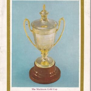 21st Anniversary Mackeson Gold Cup Saturday 8th November 1980 Official Programme