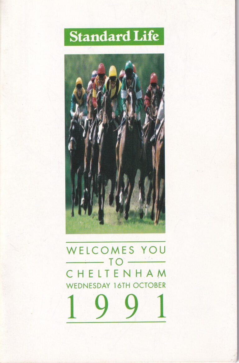 Cheltenham Racecourse Second October Meeting 1991 Wednesday October 16th