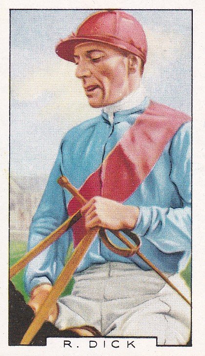 Famous Jockeys Series Of 48 No. 21 R. Dick In The Colours Of Lord Astor