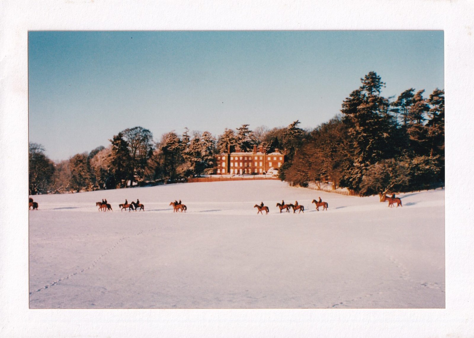 Christmas Card from Captain Tim Forster Christmas 1995