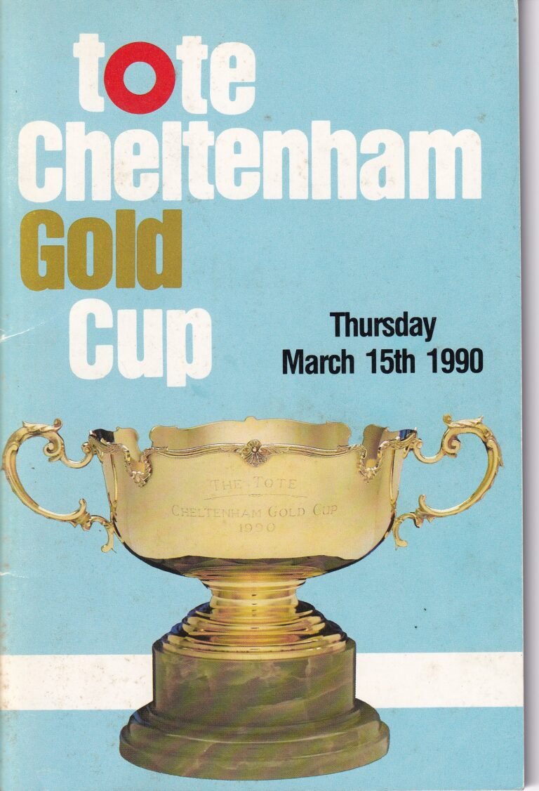 tote Cheltenham Gold Cup Thursday March 15th 1990 Official Racecard