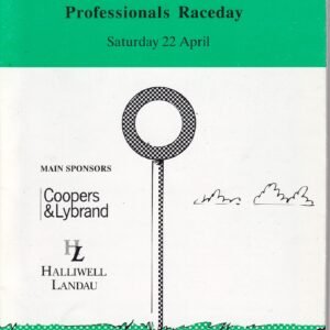 Bangor on Dee Professionals Raceday Saturday 22 April 1995 Official Racecard