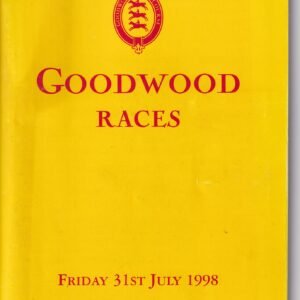 Goodwood Races Friday 31st July 1998 Official Programme