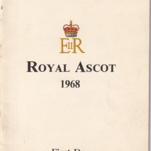 Royal Ascot First Day 18th June 1968 Racecard