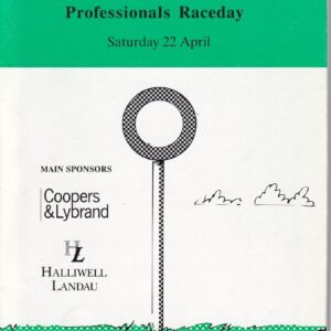 Bangor on Dee Professionals Raceday 1995 Racecard | 22 April
