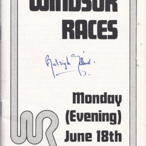 Royal Windsor Races Monday (Evening) June 18th 1984 Racecard