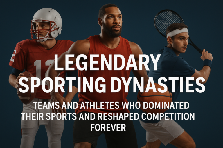 Legendary Sporting Dynasties: Teams and Athletes Who Dominated Their Sports and Reshaped Competition Forever