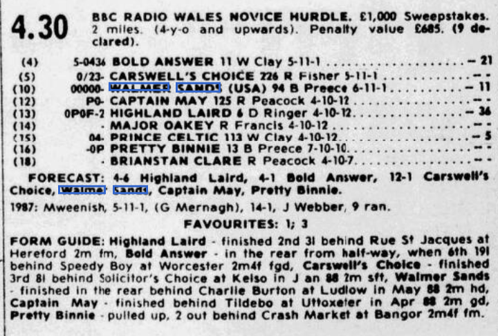 BBC Radio Wales Novices Hurdle